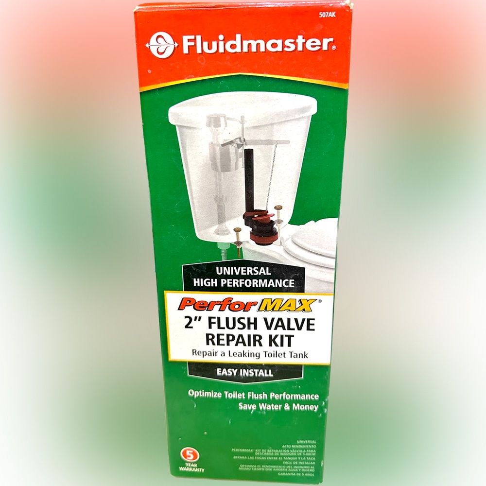 FLUIDMASTER PERFOR MAX 2” FLOOD VALVE REPAIR KIT REPLACEMENT PARTS NO FLAPPER